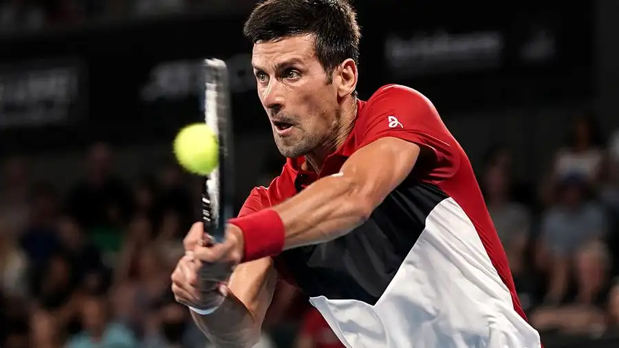 Novak Djokovic durante un partido Novak Djokovic durante un partido