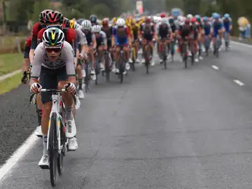 El pelotón durante la sexta etapa de La Vuelta España El pelotón durante la sexta etapa de La Vuelta España