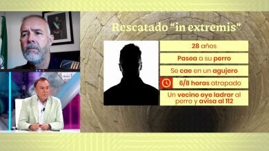 La angustia del joven atrapado 5 horas en un pozo en Málaga: 