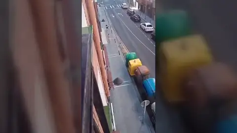 Persecución a punta de cuchillo en Basauri Persecución a punta de cuchillo en Basauri