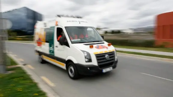 Una ambulancia de Andalucía Una ambulancia de Andalucía