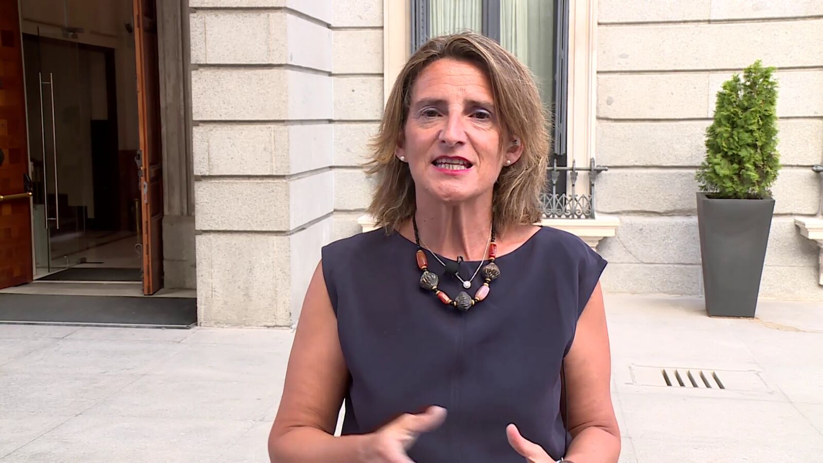 La ministra Teresa Ribera valora las medidas de ahorro energético: 