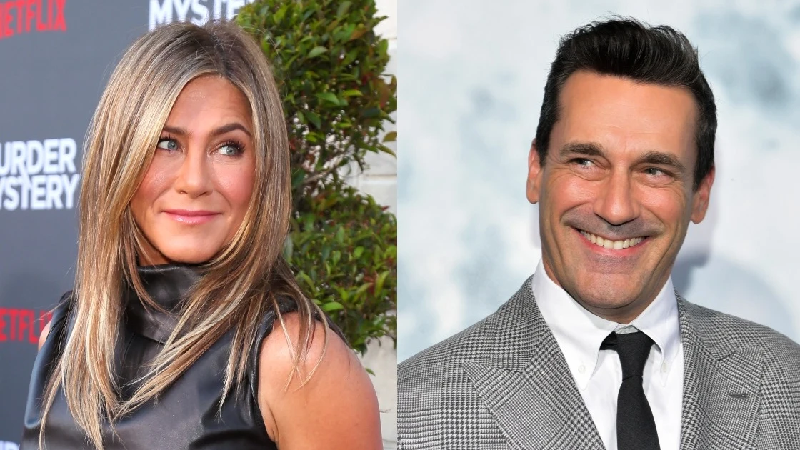 Jennifer Aniston y Jon Hamm Jennifer Aniston y Jon Hamm