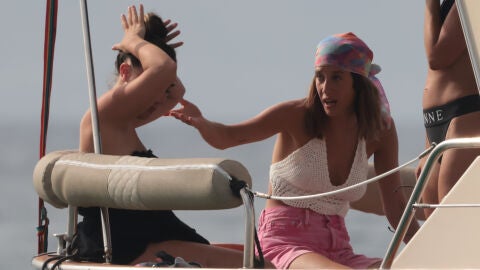 María Pedraza en Formentera