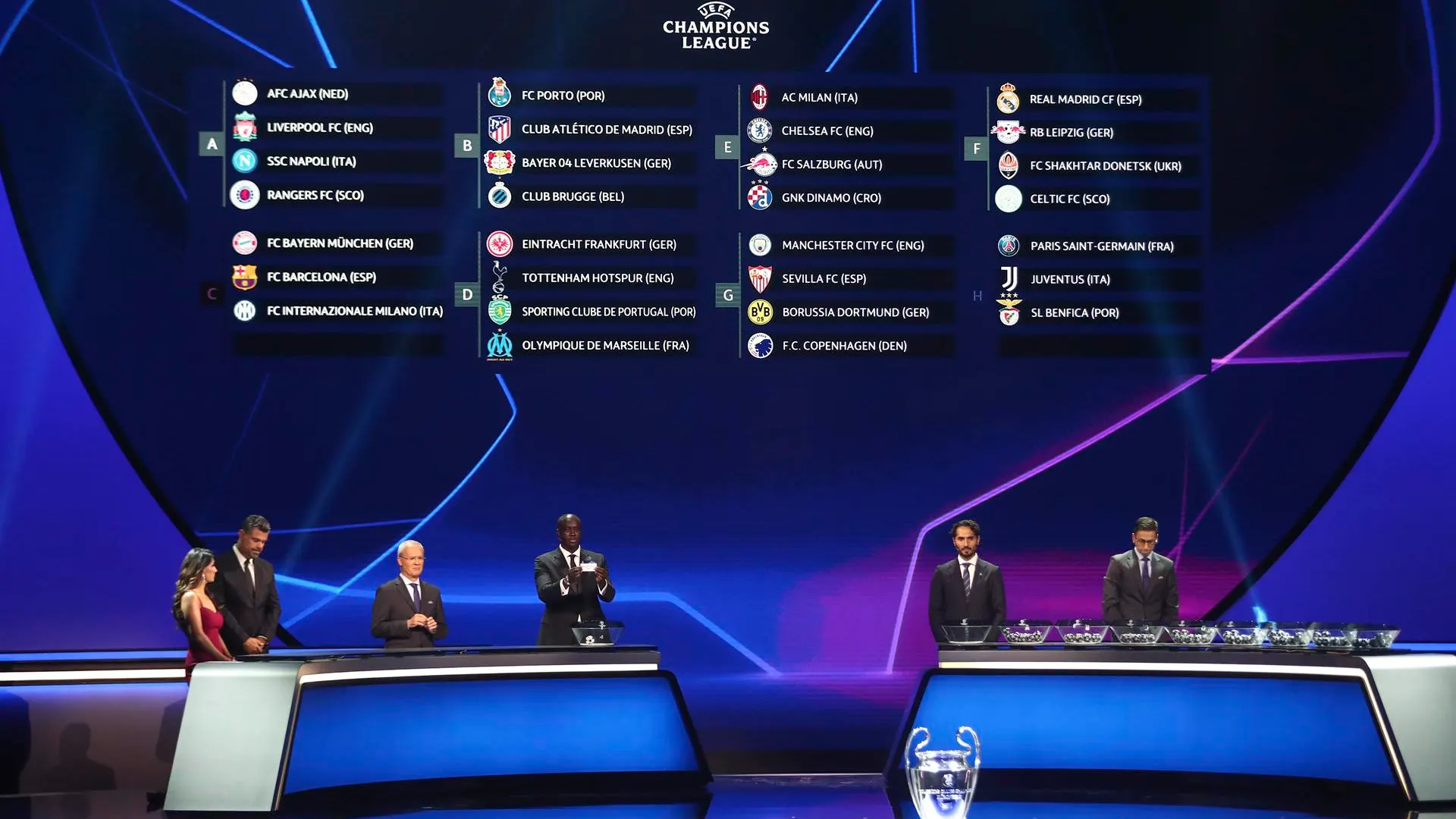 El sorteo de la fase de grupos de la Champions League 2022/23 El sorteo de la fase de grupos de la Champions League 2022/23