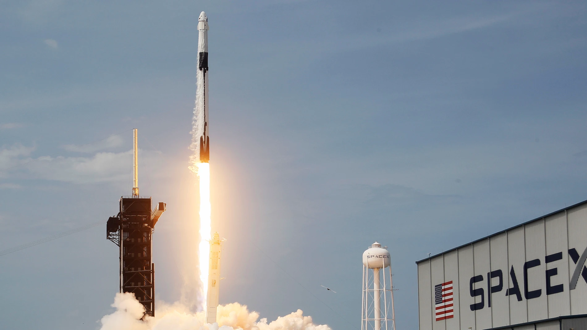 Lanzamiento de un cohete de SpaceX