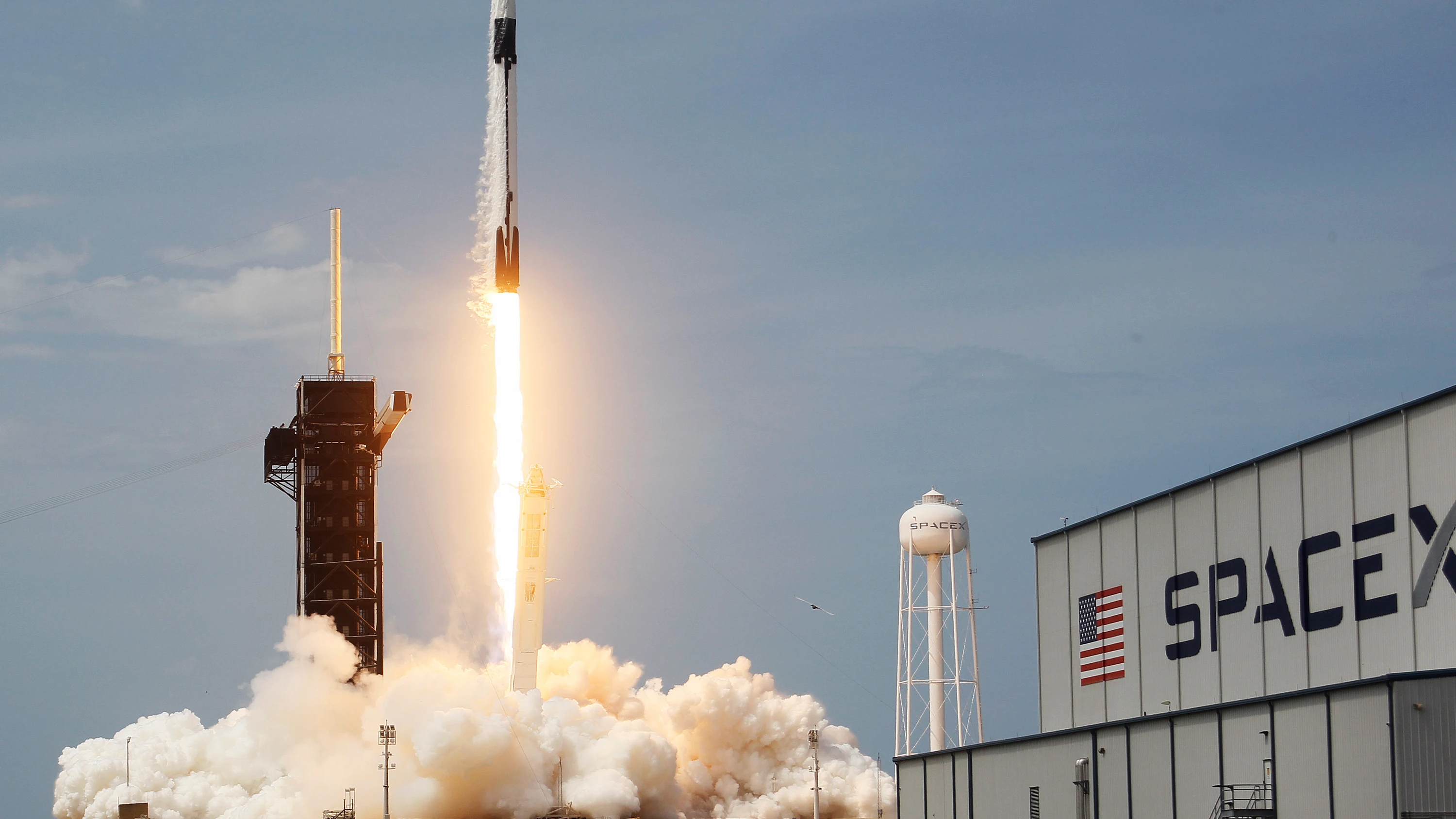 Lanzamiento de un cohete de SpaceX