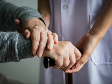 Una persona con Parkinson Una persona con Parkinson