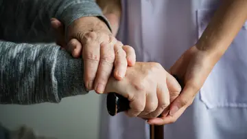 Una persona con Parkinson Una persona con Parkinson