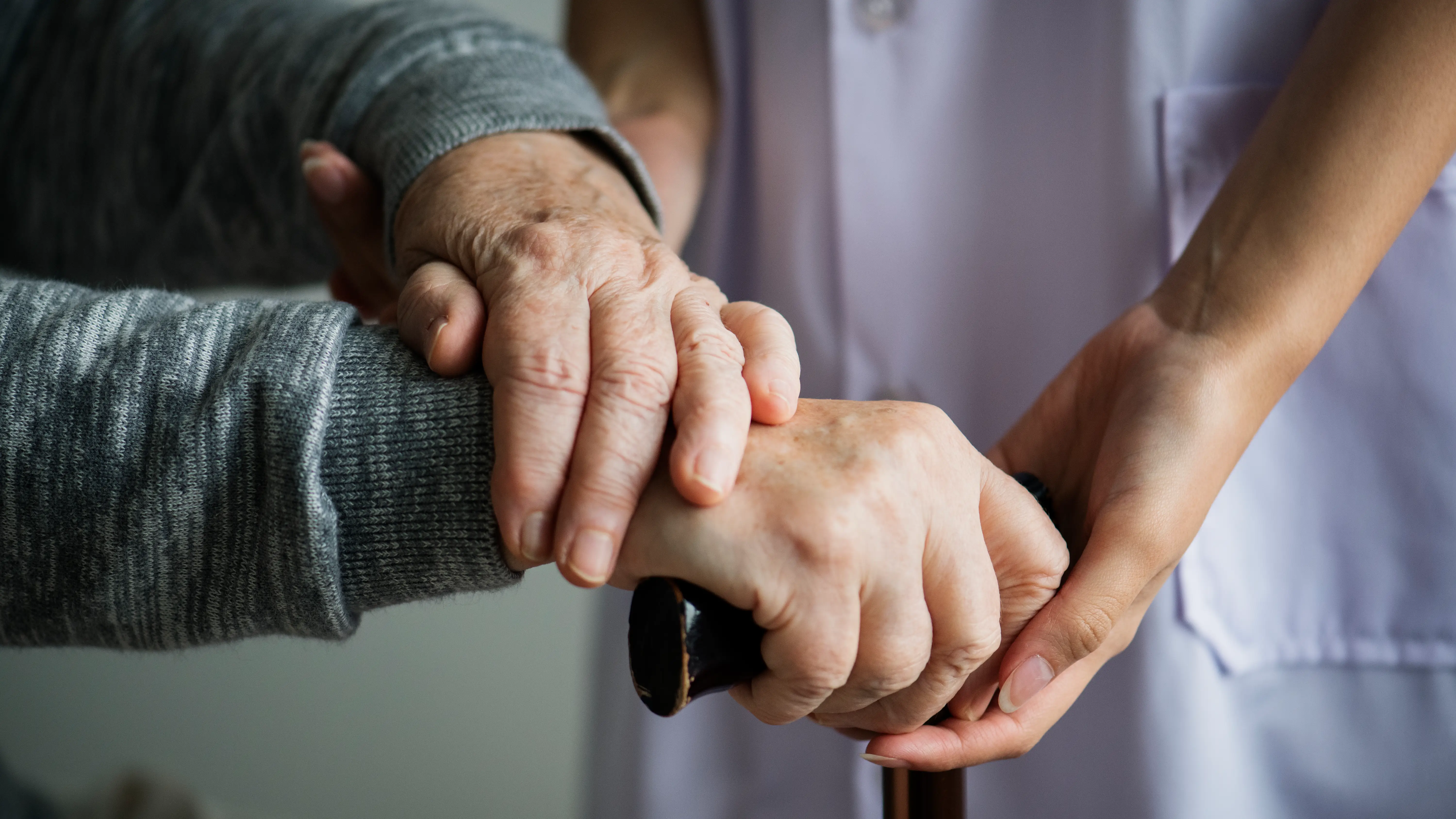 Una persona con Parkinson