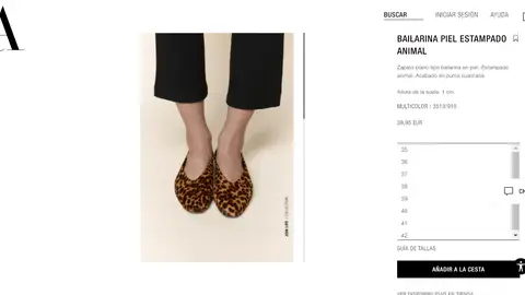 Bailarinas animal print Bailarinas animal print