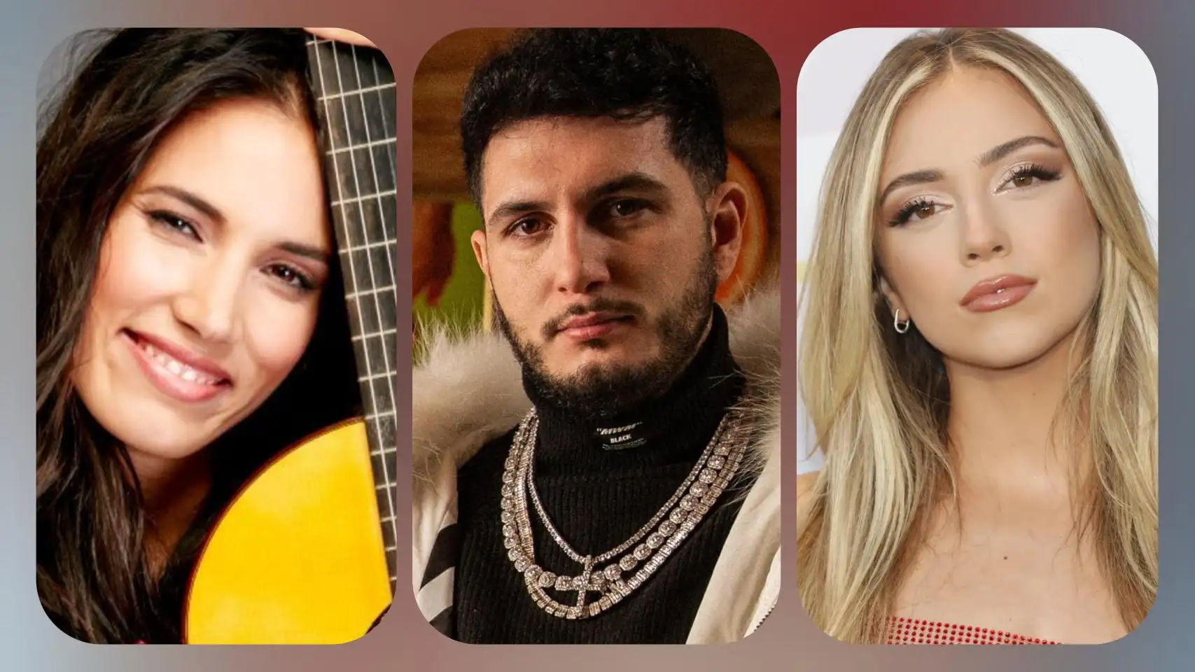 India Mart&iacute;nez, Omar Montes y Ana Mena 