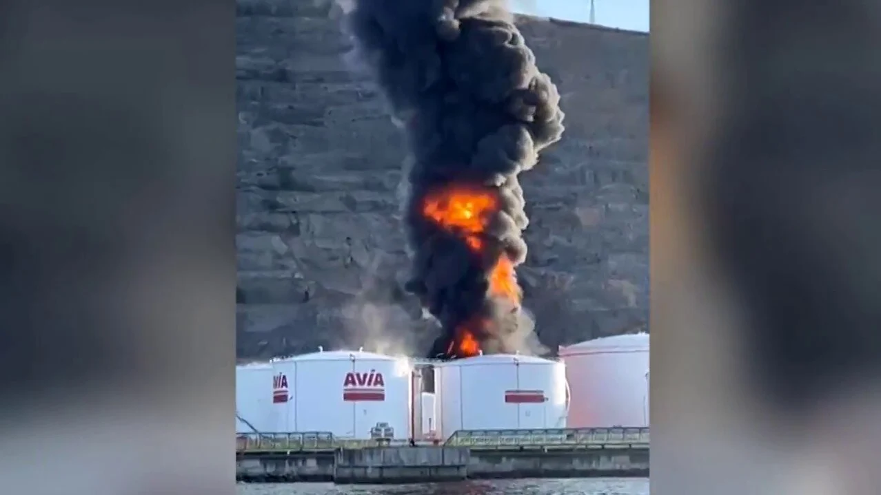 Incendio del Puerto de Bilbao Incendio del Puerto de Bilbao