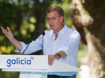 El presidente del Partido Popular, Alberto Núñez Feijóo