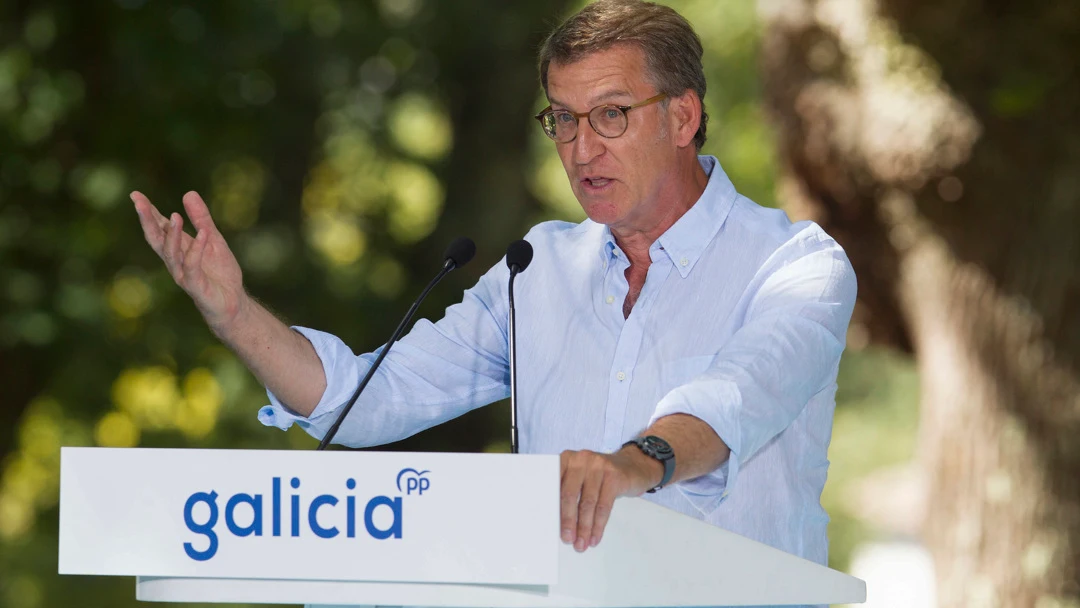 El presidente del Partido Popular, Alberto Núñez Feijóo El presidente del Partido Popular, Alberto Núñez Feijóo