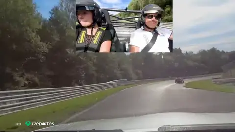 Raquel Mirman durante una de sus clases en el circuito Raquel Mirman durante una de sus clases en el circuito