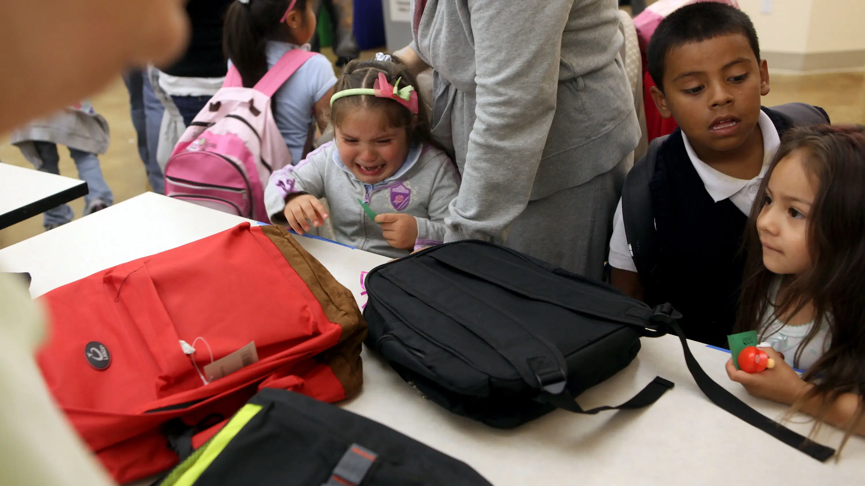 &iquest;Es normal que los ni&ntilde;os lloren cuando van al colegio?