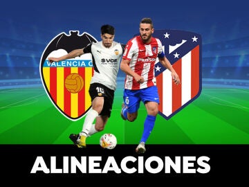 Alineación del Atlético de Madrid contra el Valencia en el partido de hoy de LaLiga