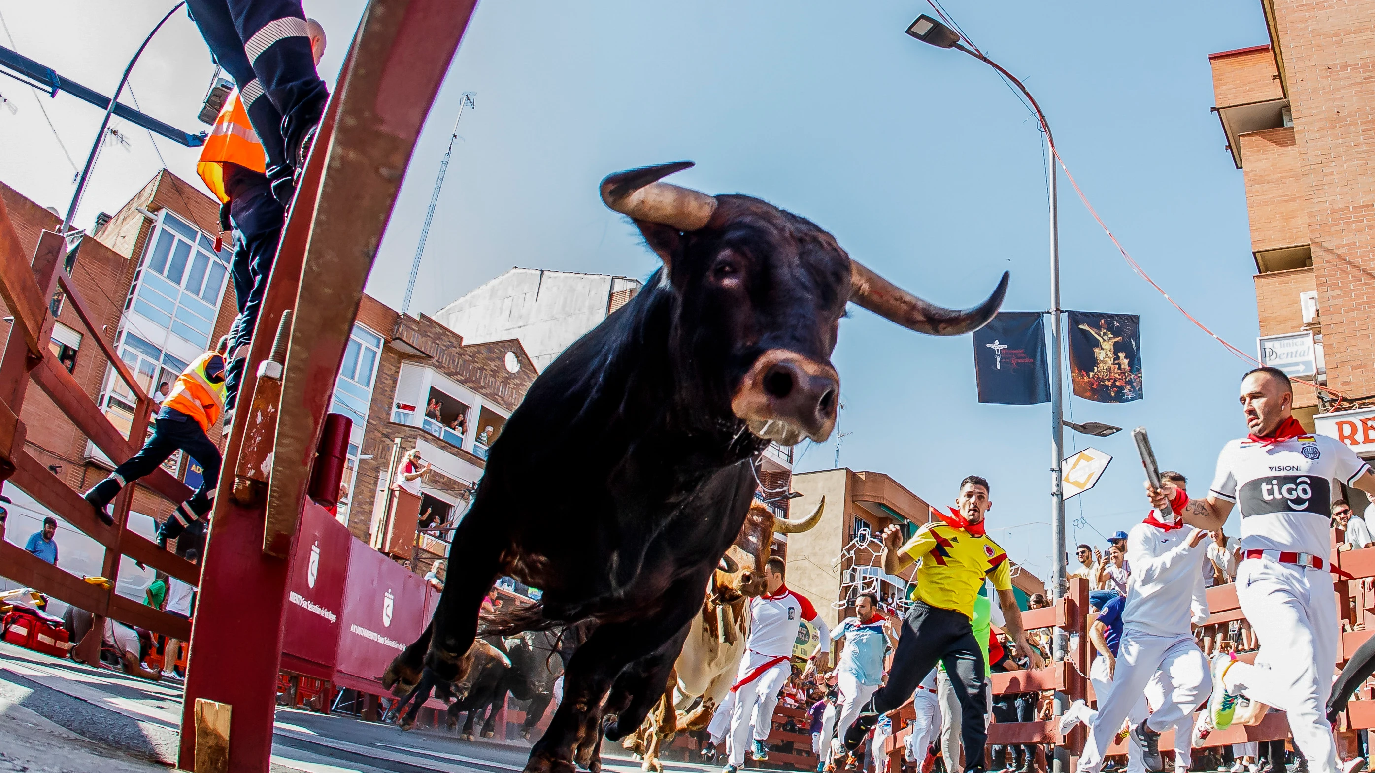 Encierro del domingo en las fiestas de San Sebastián de los Reyes Encierro del domingo en las fiestas de San Sebastián de los Reyes