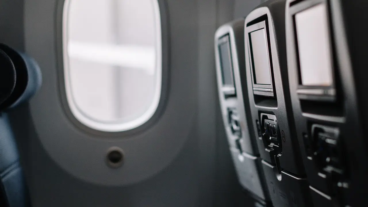 Ventana de un avión Ventana de un avión