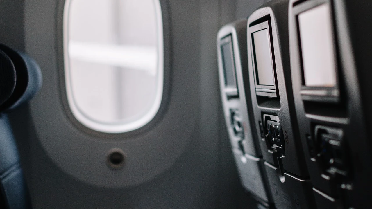 Ventana de un avión Ventana de un avión