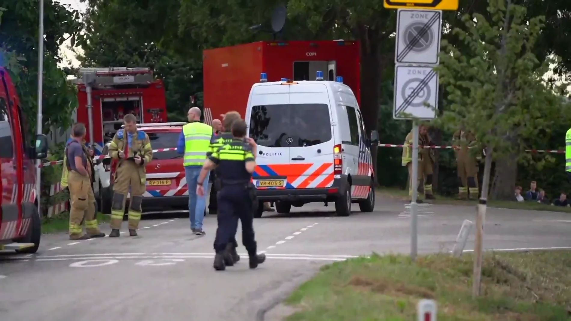 Un camión español se estrella contra una barbacoa vecinal en Róterdam dejando dos muertos y heridos por determinar