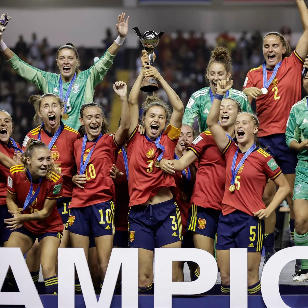 España por primera vez el Mundial femenino Sub-20 tras derrotar 3-1 Japón
