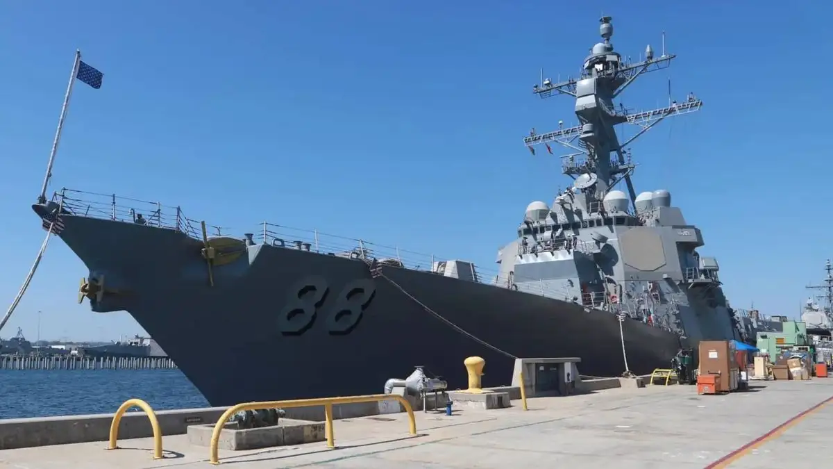 El buque destructor USS Preble El buque destructor USS Preble
