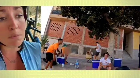 Insulto a una ciclista. Insulto a una ciclista.