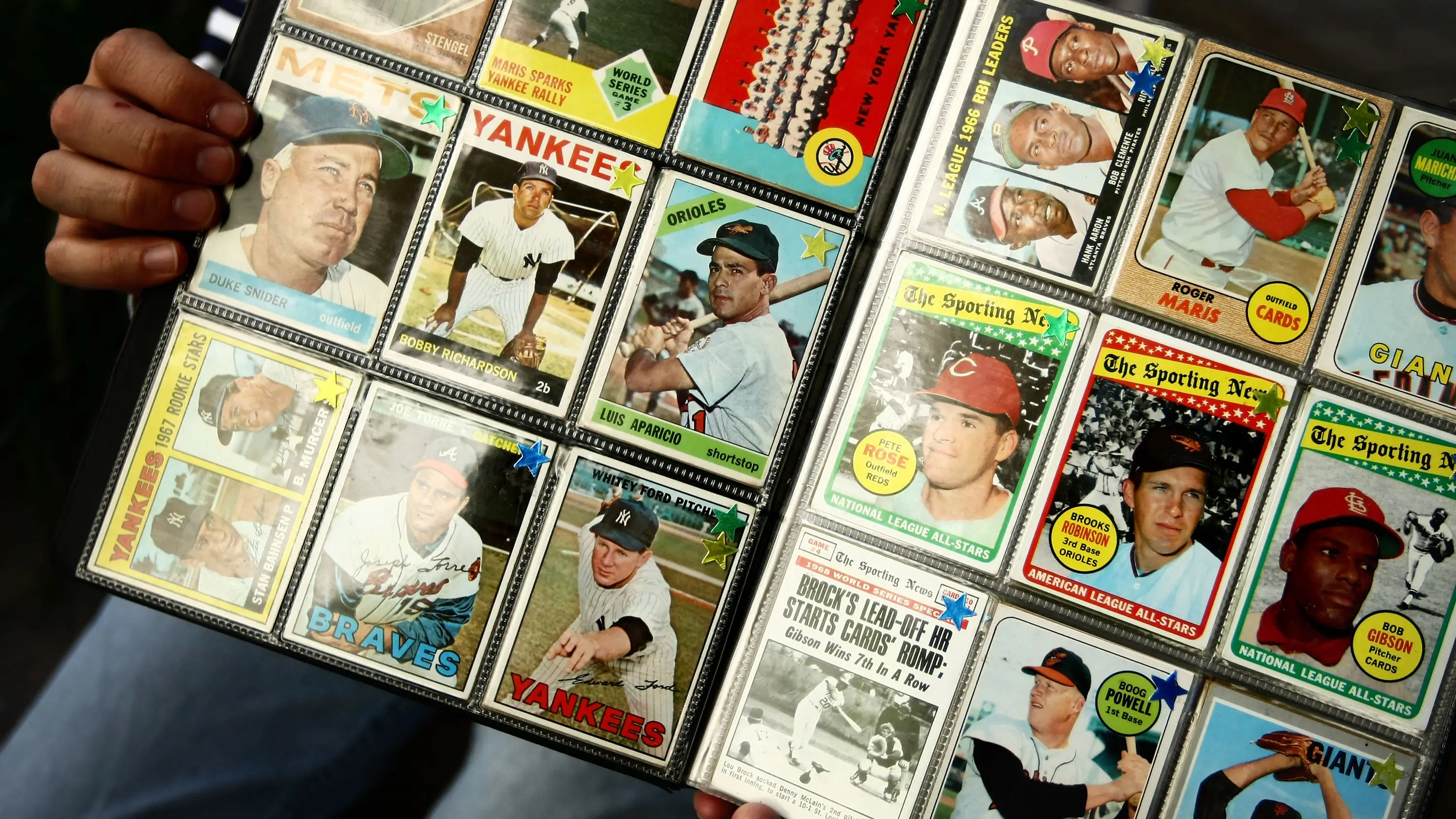Colección de cromos de béisbol Colección de cromos de béisbol