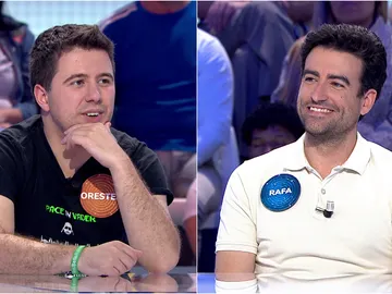 La reacción de Orestes y Rafa a su empate a 24 en ‘El Rosco’: así vivieron este momento histórico La reacción de Orestes y Rafa a su empate a 24 en ‘El Rosco’: así vivieron este momento histórico