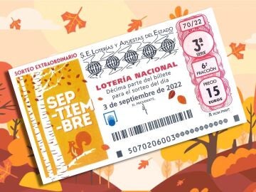 Sorteo Extraordinario de Septiembre de la Lotería Nacional de 2022