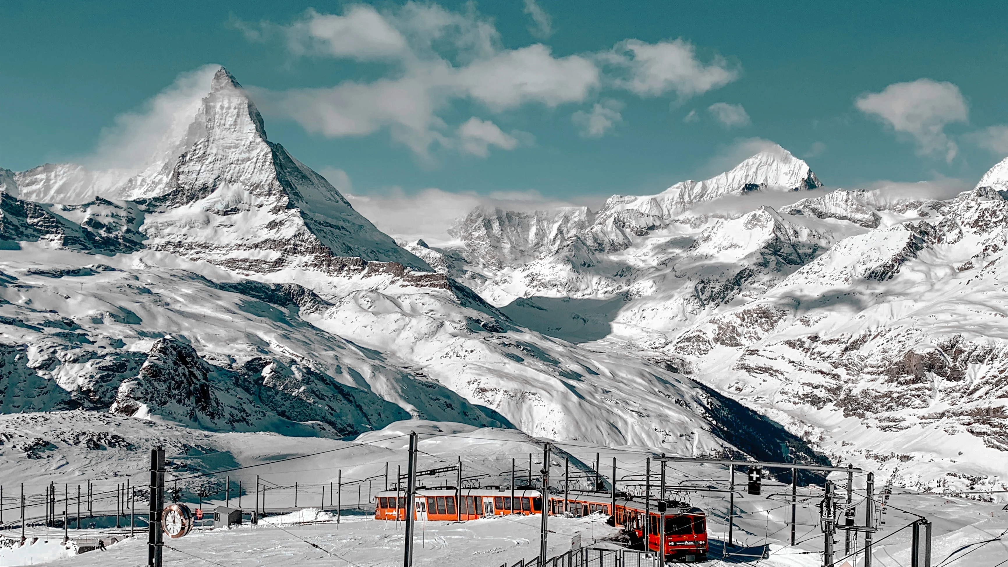 Imagen de Zermatt, en los Alpes suizos Imagen de Zermatt, en los Alpes suizos