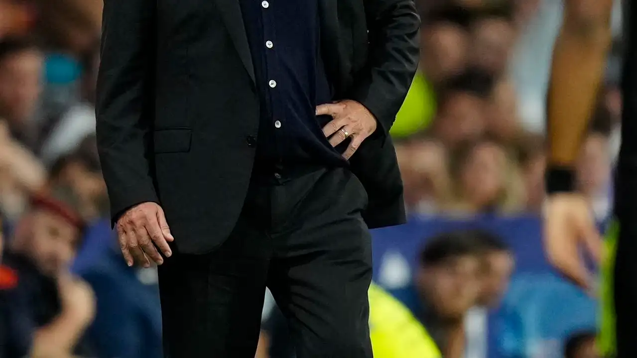 Carlo Ancelotti, en el RCDE Stadium Carlo Ancelotti, en el RCDE Stadium
