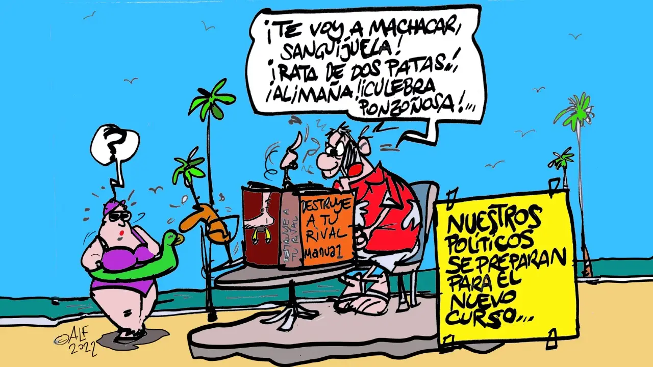 Vi&ntilde;eta de Alfredo Boto-Herv&aacute;s sobre el nuevo curso pol&iacute;tico