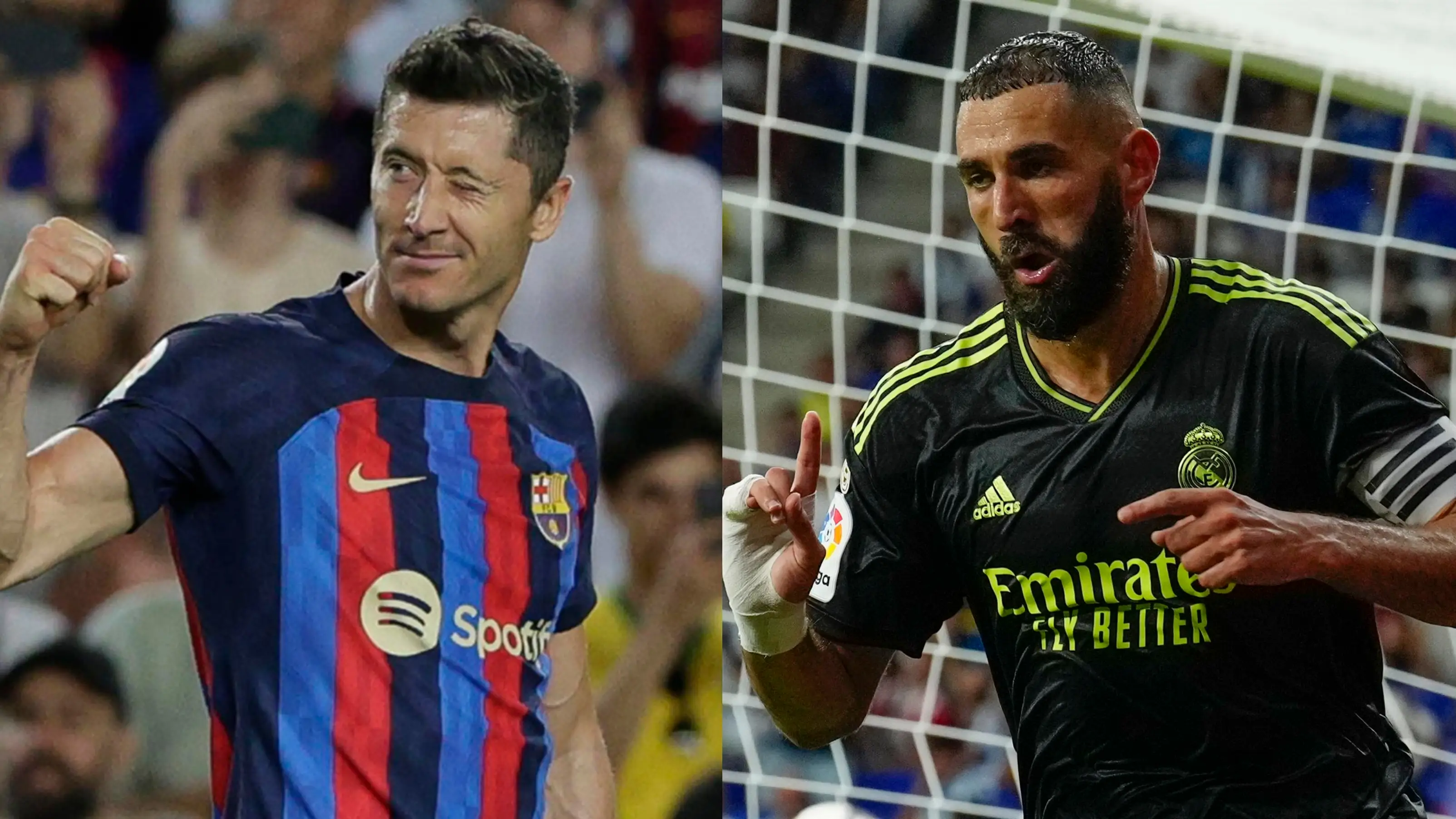 Lewandowski y Benzema, duelo de estrellas