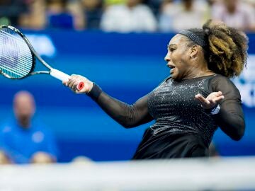Serena Williams, en su debut en el US Open