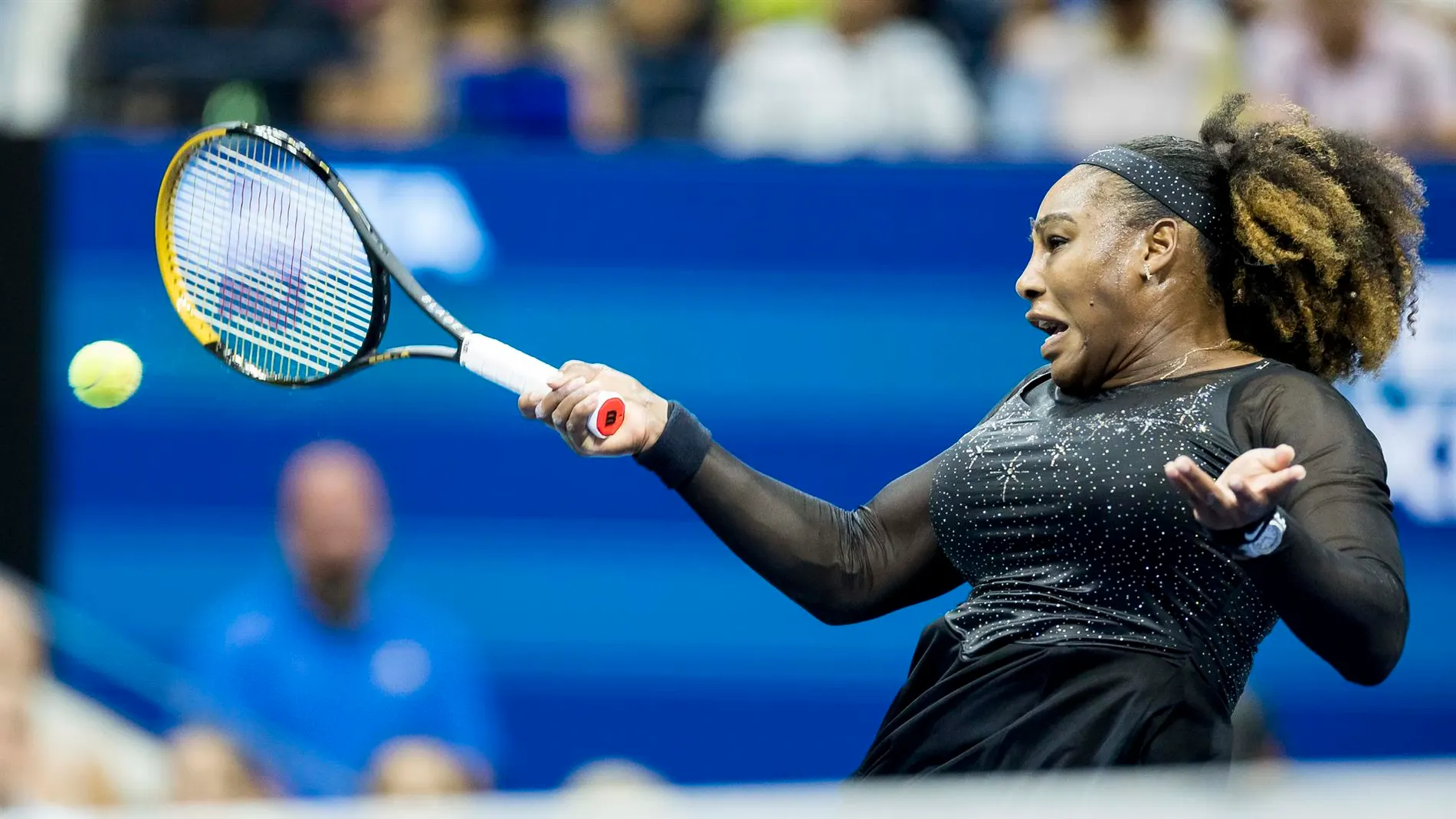 Serena Williams, en su debut en el US Open