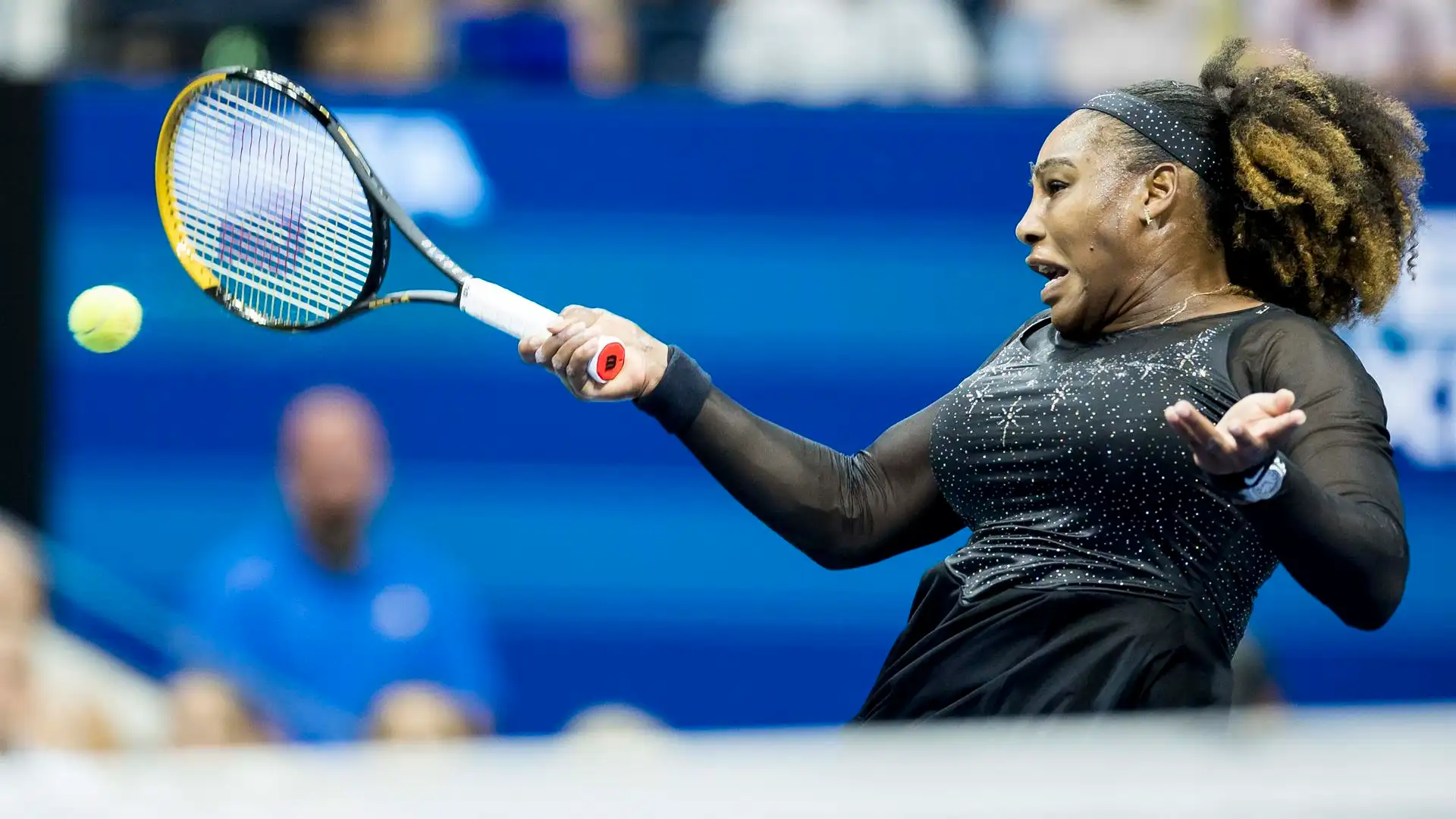 Serena Williams, en su debut en el US Open