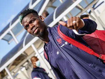 Paul Pogba, con la selección francesa Paul Pogba, con la selección francesa