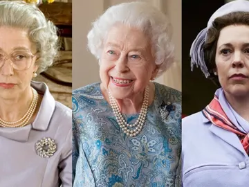 Helen Mirren y Olivia Colman interpretando a la reina Isabel II Helen Mirren y Olivia Colman interpretando a la reina Isabel II