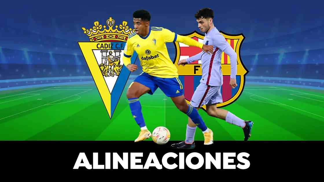Alineaci&oacute;n del Barcelona contra el C&aacute;diz en LaLiga