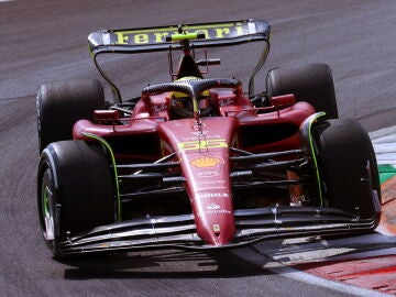 Carlos Sainz, en acción en Monza