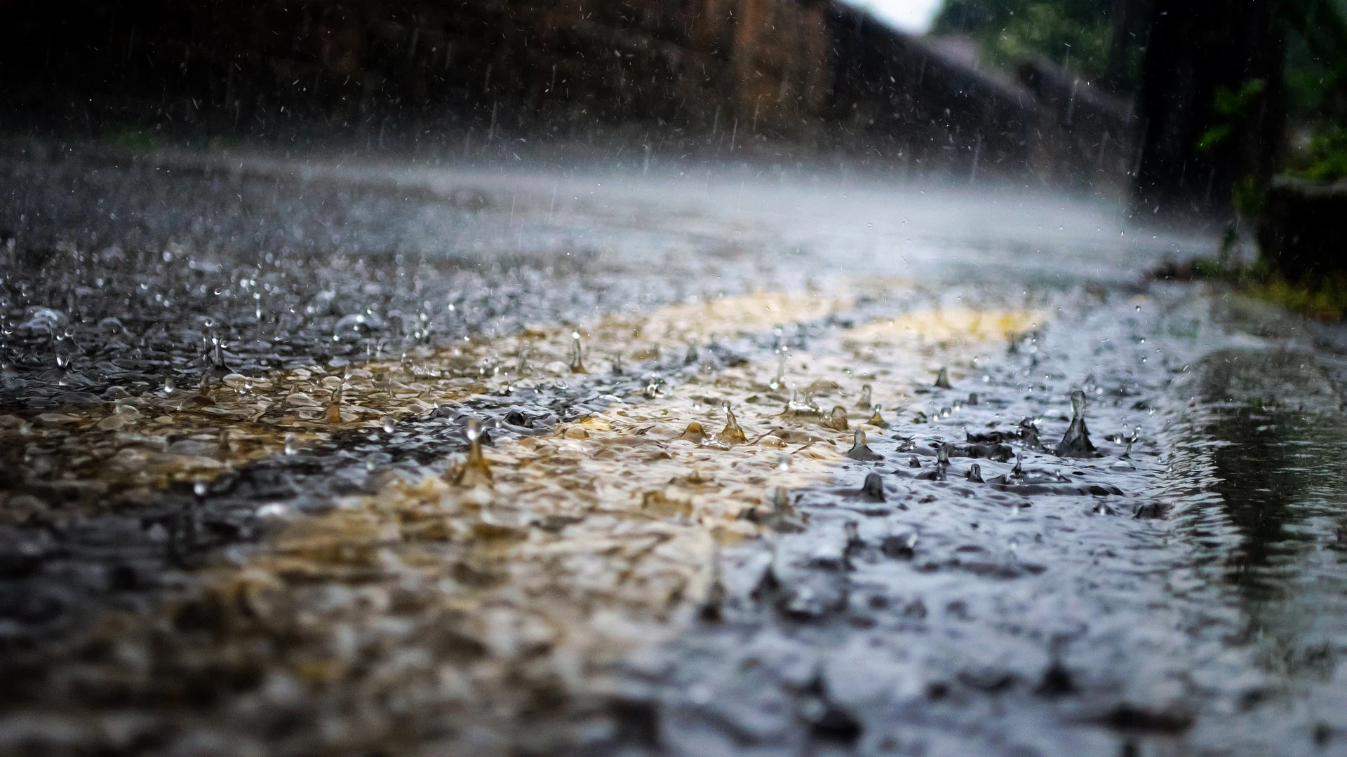 Imagen de archivo de lluvia.
