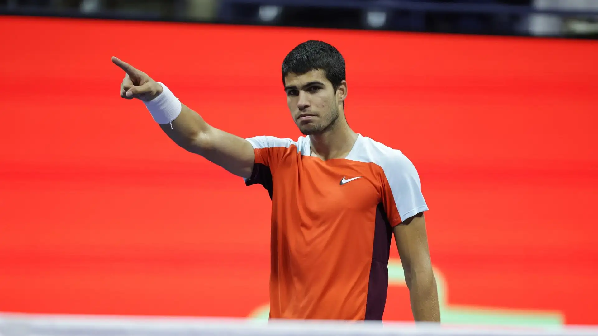Carlos Alcaraz, tras ganar la semifinal del US Open Carlos Alcaraz, tras ganar la semifinal del US Open