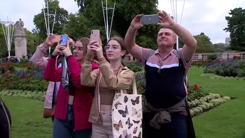 Turistas en Londres Turistas en Londres