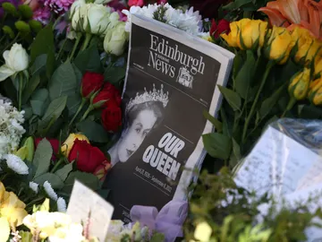 Flores y tributos en el Reino Unido en memoria de Isabel II Flores y tributos en el Reino Unido en memoria de Isabel II