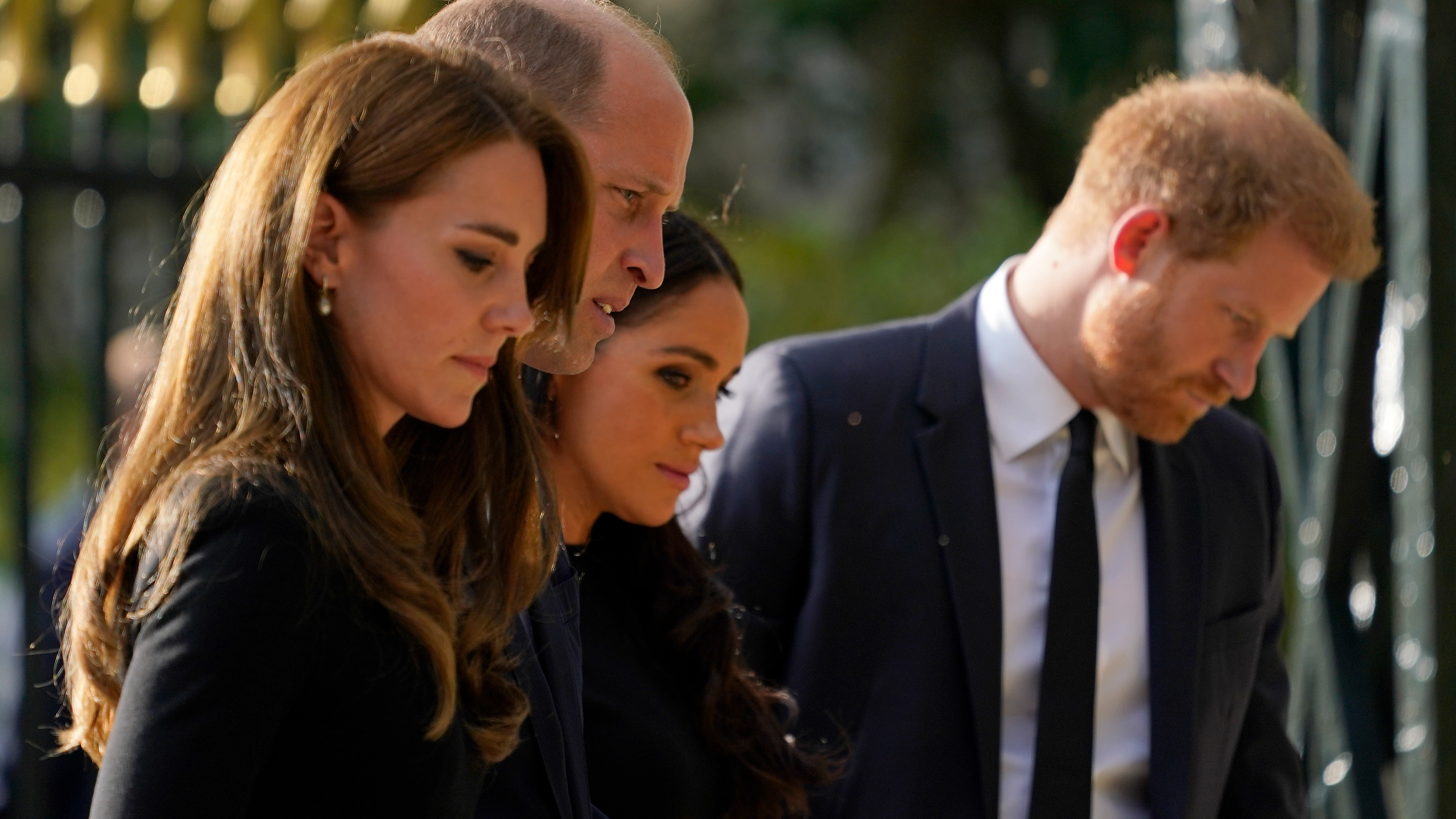 Kate Middleton, el príncipe Guillermo, Meghan Markle y el príncipe Harry Kate Middleton, el príncipe Guillermo, Meghan Markle y el príncipe Harry