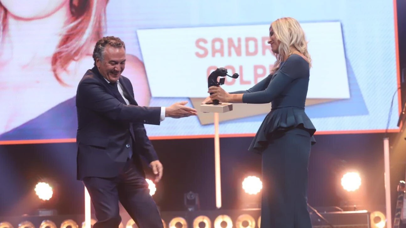 Roberto Brasero y Sandra Golpe en el FesTVal