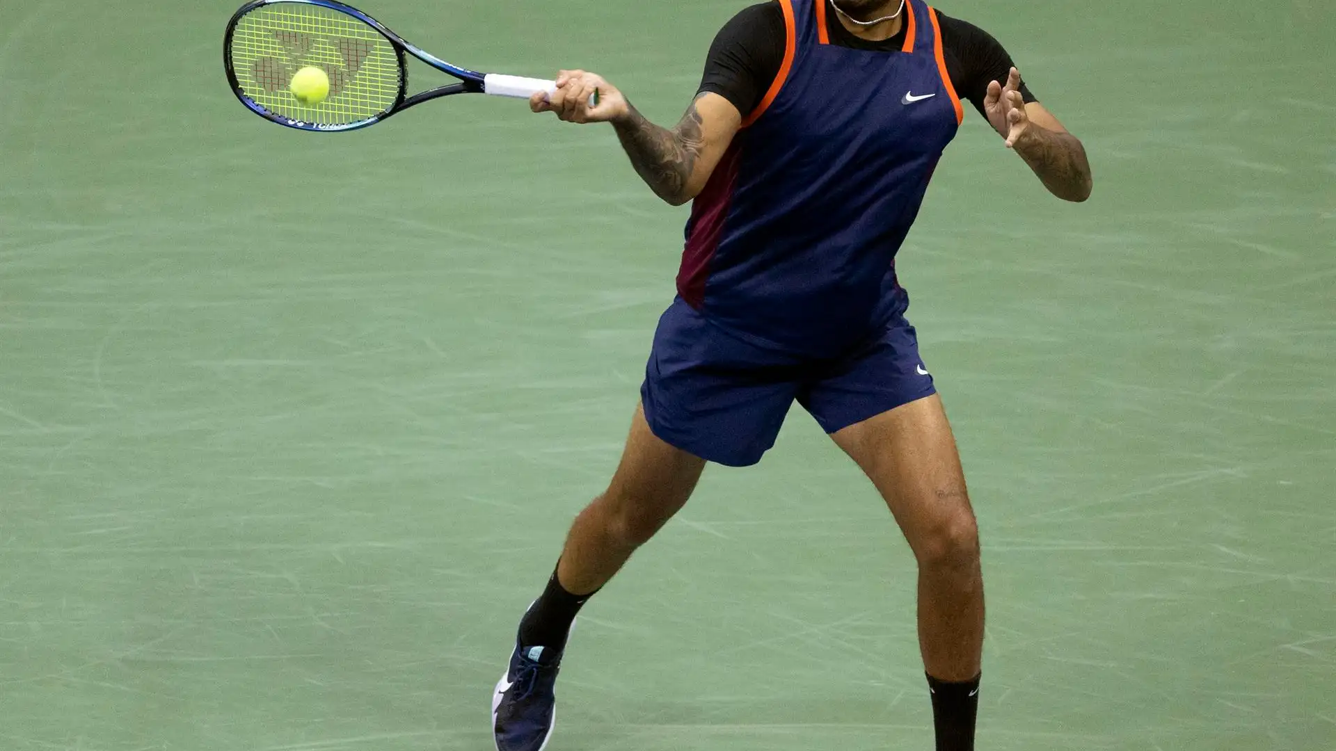 Kyrgios en un partido del US Open Kyrgios en un partido del US Open